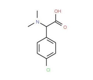 (4-Chloro-phenyl)-dimethylamino-acetic acid - chemical structure image
