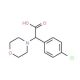 (4-Chloro-phenyl)-morpholin-4-yl-acetic acid - chemical structure image