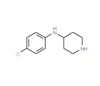 (4-Chloro-phenyl)-piperidin-4-yl-amine - chemical structure image