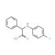 (4-Chloro-phenylamino)-phenyl-acetic acid - chemical structure image