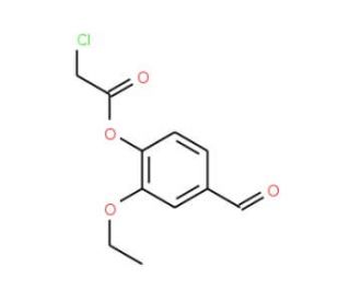 4-(Chloroacetoxy)-3-ethoxybenzaldehyde - chemical structure image