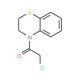 4-(chloroacetyl)-3,4-dihydro-2H-1,4-benzothiazine (CAS 20751-75-1) - chemical structure image