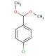 4-Chlorobenzaldehyde dimethyl acetal (CAS 3395-81-1) - chemical structure image
