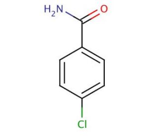 4-Chlorobenzamide (CAS 619-56-7) - chemical structure image