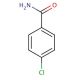 4-Chlorobenzamide (CAS 619-56-7) - chemical structure image