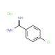 4-Chlorobenzamidine HCl (CAS 14401-51-5) - chemical structure image