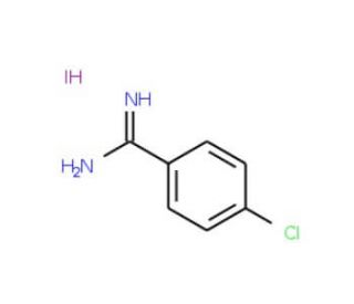 4-Chlorobenzamidine hydriodide (CAS 115297-57-9) - chemical structure image