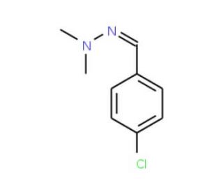 4-Chlorobenzenecarbaldehyde N,N-dimethylhydrazone - chemical structure image