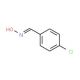 4-Chlorobenzenecarbaldehyde oxime (CAS 3848-36-0) - chemical structure image