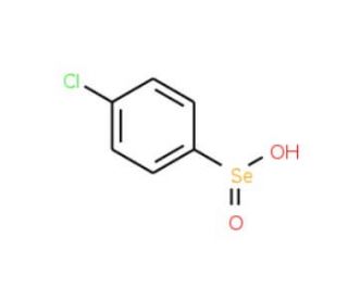 4-Chlorobenzeneseleninic acid (CAS 20753-53-1) - chemical structure image