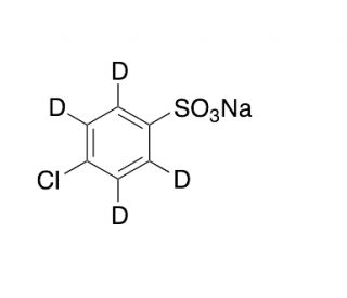 4-Chlorobenzenesulfonic Acid-d4 (CAS 5138-90-9) - chemical structure image