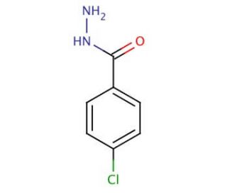 4-Chlorobenzhydrazide (CAS 536-40-3) - chemical structure image