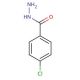 4-Chlorobenzhydrazide (CAS 536-40-3) - chemical structure image