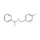 (4-Chlorobenzyl)-(1-phenylethyl)amine - chemical structure image