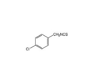 4-Chlorobenzyl isothiocyanate (CAS 3694-45-9) - chemical structure image