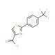 4-(Chlorocarbonyl)-2-[4-(trifluoromethyl)phenyl]-1,3-thiazole (CAS 857284-28-7) - chemical structure image