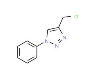 4-(Chloromethyl)-1-phenyl-1H-1,2,3-triazole - chemical structure image