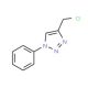 4-(Chloromethyl)-1-phenyl-1H-1,2,3-triazole - chemical structure image