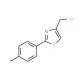 4-(Chloromethyl)-2-(4-methylphenyl)-1,3-thiazole (CAS 35199-18-9) - chemical structure image