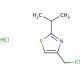 4-(Chloromethyl)-2-isopropyl]-4-thiazolyl, Hydrochloride Salt (CAS 65386-28-9) - chemical structure image