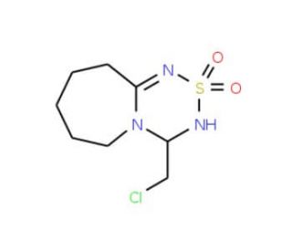 4-Chloromethyl-3,4,6,7,8,9-hexahydro-5H-2-thia-1,3,4a-triaza-benzocycloheptene 2,2-dioxide - chemical structure image