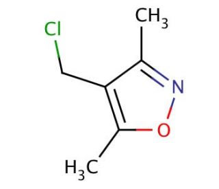 4-Chloromethyl-3,5-dimethylisoxazole (CAS 19788-37-5) - chemical structure image
