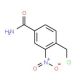 4-(chloromethyl)-3-nitrobenzamide - chemical structure image