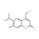 4-Chloromethyl-6-isopropyl-7-methyl-chromen-2-one (CAS 568555-36-2) - chemical structure image