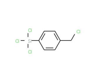 4-(Chloromethyl)phenyltrichlorosilane (CAS 13688-90-9) - chemical structure image
