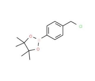 4-Chloromethylphenylboronic acid, pinacol ester (CAS 1072945-04-0) - chemical structure image