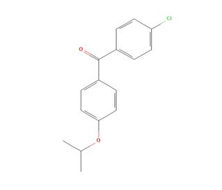 (4-Chlorophenyl)[4-(1-methylethoxy)phenyl]methanone(Fenofibrate Impurity) (CAS 154356-96-4) - chemical structure image