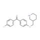 (4-Chlorophenyl)[4-(3-piperidinylmethoxy)phenyl]-methanone - chemical structure image