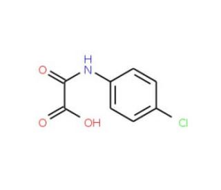 [(4-chlorophenyl)amino](oxo)acetic acid (CAS 17738-71-5) - chemical structure image