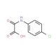 [(4-chlorophenyl)amino](oxo)acetic acid (CAS 17738-71-5) - chemical structure image