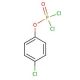 4-Chlorophenyl dichlorophosphate (CAS 772-79-2) - chemical structure image