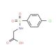 {[(4-Chlorophenyl)sulfonyl]amino}acetic acid (CAS 13029-72-6) - chemical structure image