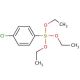 (4-Chlorophenyl)triethoxysilane (CAS 21700-74-3) - chemical structure image