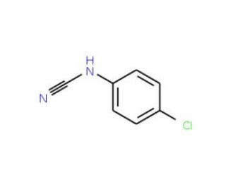 4-Chlorophenylcyanamide (CAS 13463-94-0) - chemical structure image