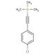 (4-Chlorophenylethynyl)trimethylsilane (CAS 78704-49-1) - chemical structure image