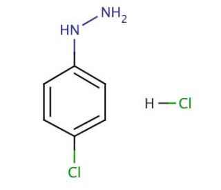 4-Chlorophenylhydrazine hydrochloride (CAS 1073-70-7) - chemical structure image