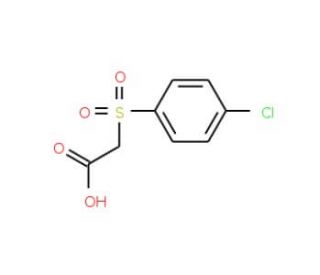 (4-Chlorophenylsulfonyl)acetic acid (CAS 3405-89-8) - chemical structure image