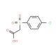 (4-Chlorophenylsulfonyl)acetic acid (CAS 3405-89-8) - chemical structure image