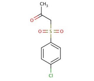 (4-Chlorophenylsulfonyl)acetone - chemical structure image