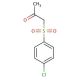 (4-Chlorophenylsulfonyl)acetone - chemical structure image