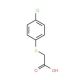 (4-Chlorophenylthio)acetic acid (CAS 3405-88-7) - chemical structure image