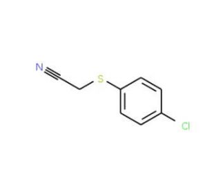 (4-Chlorophenylthio)acetonitrile (CAS 18527-19-0) - chemical structure image