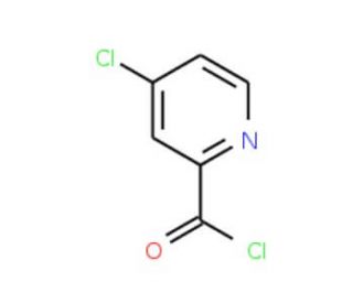 4-Chloropyridine-2-carbonyl chloride (CAS 53750-66-6) - chemical structure image