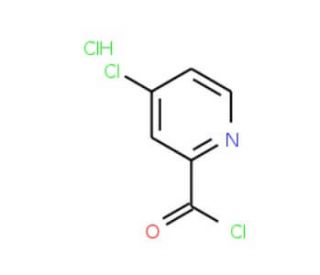 4-Chloropyridine-2-carbonyl Chloride Hydrochloride (CAS 51727-15-2) - chemical structure image