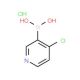 4-Chloropyridine-3-boronic acid , HCl (CAS 1072945-69-7) - chemical structure image