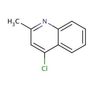 4-Chloroquinaldine (CAS 4295-06-1) - chemical structure image